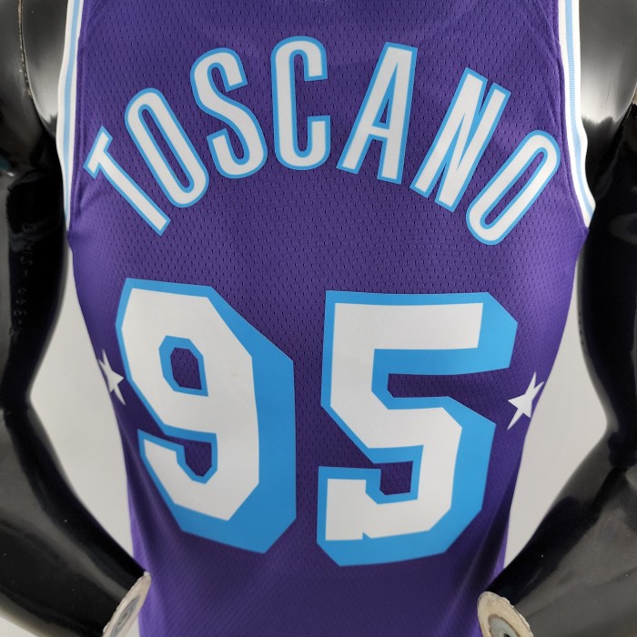 Juan Toscano-Anderson Los Angeles Lakers 75th Anniversary 2022 City Edition Swingman Jersey Purple