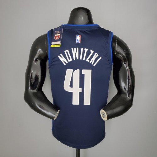 Dirk Nowitzki Dallas Mavericks Iceberg Edition Swingman Jersey Blue