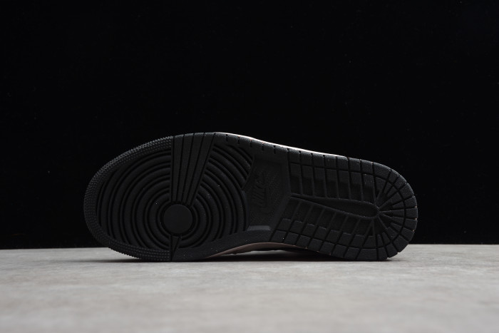 Air Jordan 1 Mid Iridescent Shoe Rose Black BQ6472-602