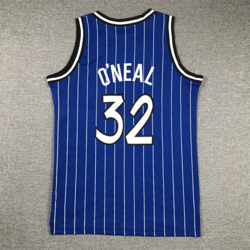 Orlando Magic Kids Jersey Blue Stripes 90s NO.32 O‘NEAL