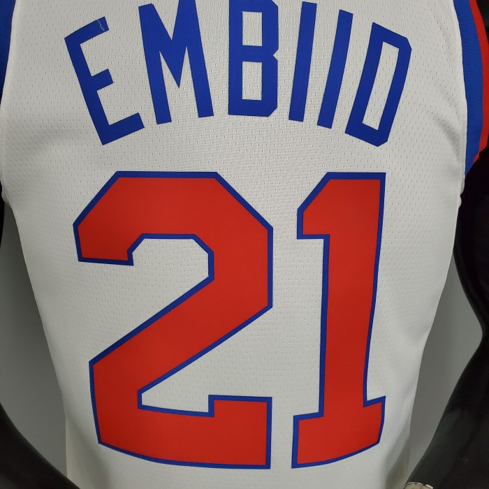 Joel Embiid Philadelphia 76ers Swingman Jersey White