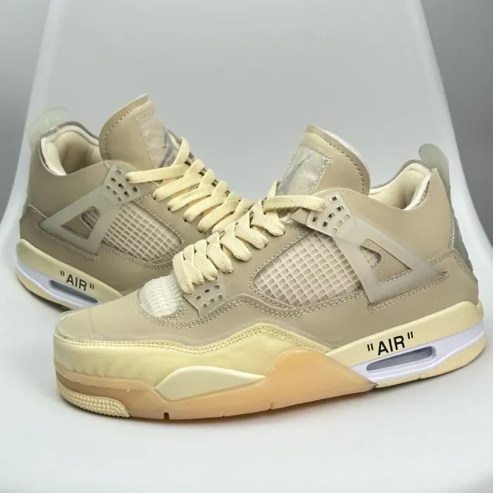 OFF-WHITE x Air Jordan 4 SP WMNS “Sail” CV9388-100