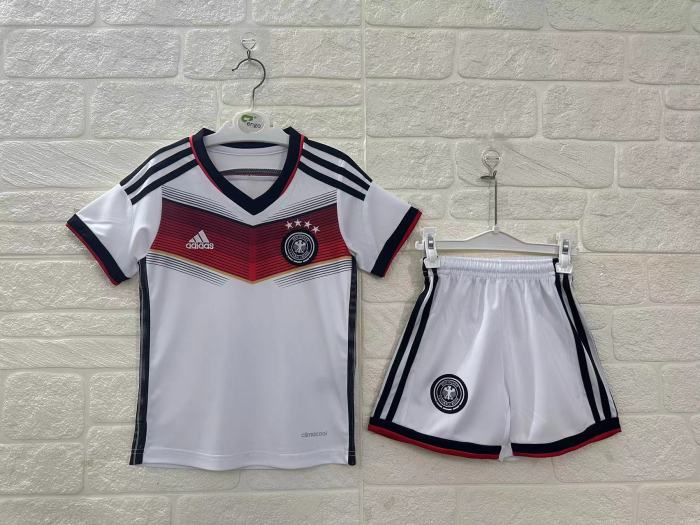 Germany Home Retro Kids Suit 2014/15