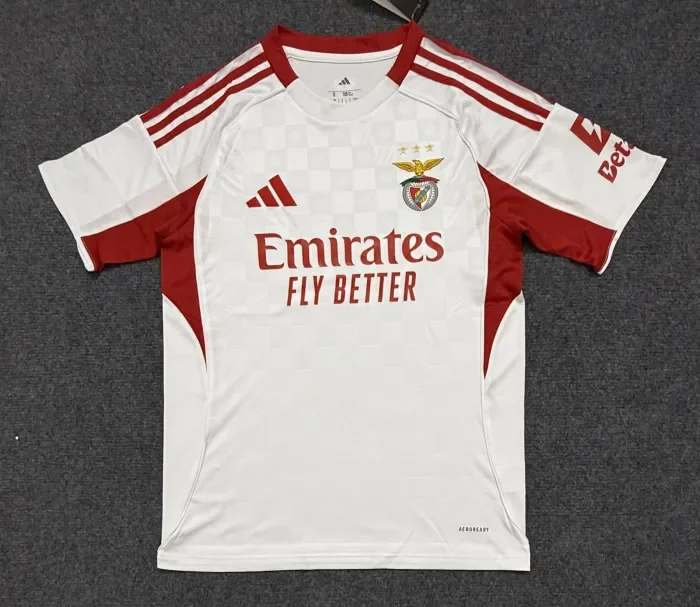 SL Benfica White Away Man Jersey 25/26