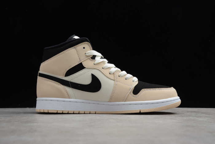 Air Jordan 1 Mid Barely Orange Guava Ice Black BQ6472- 800