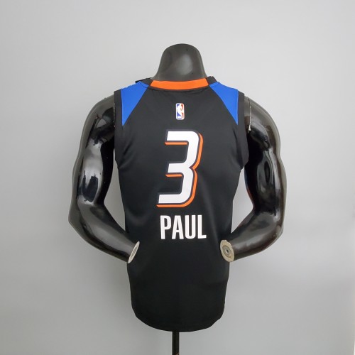 Chris Paul Oklahoma City Thunder City Edition Swingman Jersey Black