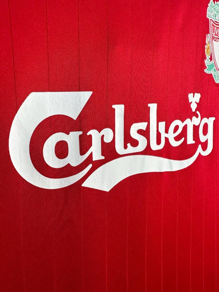 Liverpool Home Long Sleeve Retro Jersey 06/08