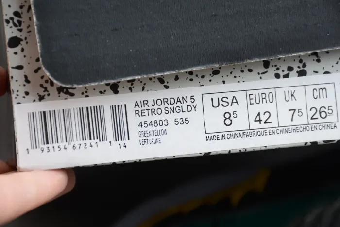 Air Jordan 5 Retro SE “Oregon” Green 454803-535