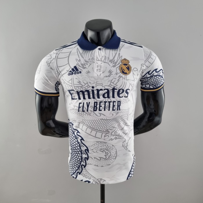 Real Madrid Chinese Dragon White Player Jersey 22/23