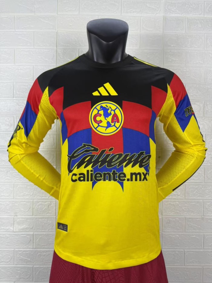 America Home Men Player Long Sleeve Jersey 25/26