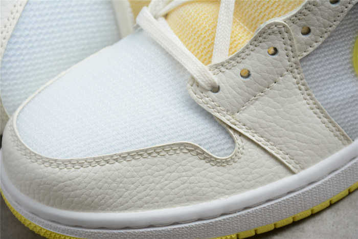 Air Jordan 1 Mid SE Voltage Yellow/White/Sail DB2822-107