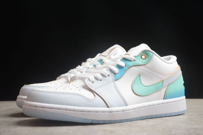 Air Jordan 1 Low White/Blue/Gold FN8899-131