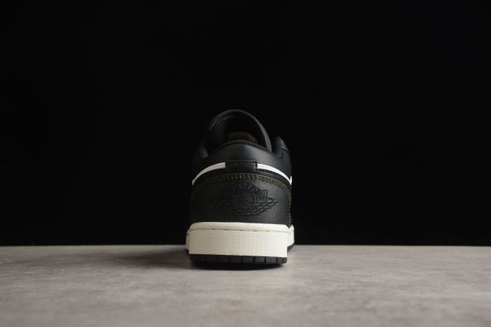 Air Jordan 1 Low Black/Electric Green DO8244-003