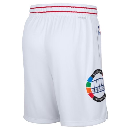 Philadelphia 76ers Shorts City Edition White 24/25