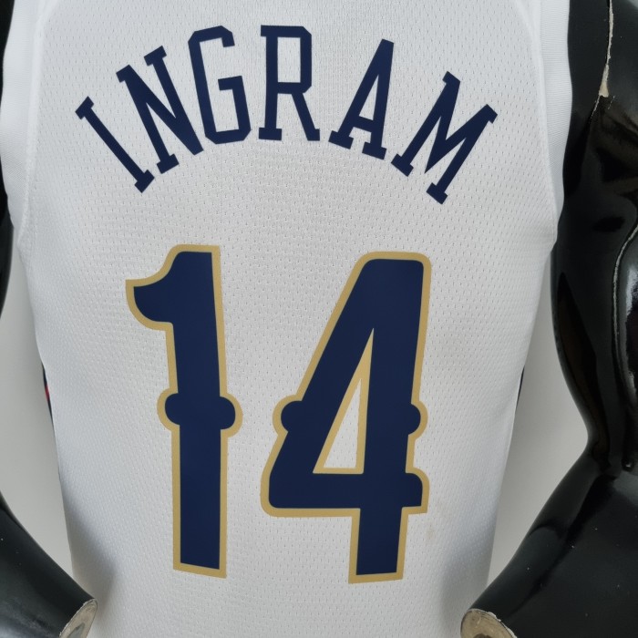 Brandon Ingram New Orleans Pelicans 75th Anniversary Swingman Jersey White