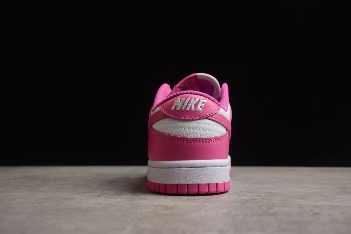 SB Dunk Low Active Fuchsia Pink White Shoes FJ0704-100