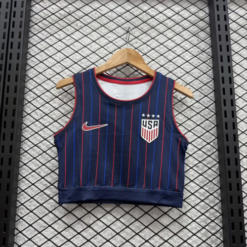 United States USWNT 2025 Away Women Vest Jersey 25/26