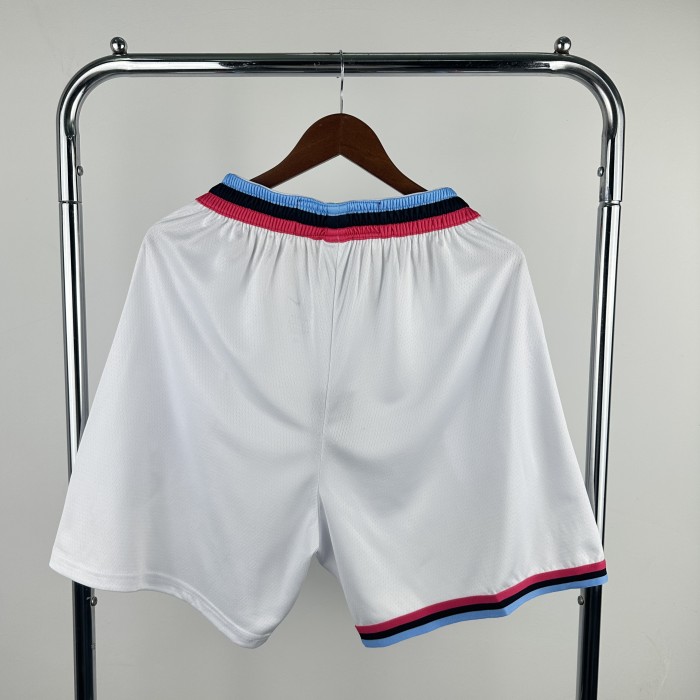 USA  Miami Heat City Edition Basketball  Shorts White 24/25