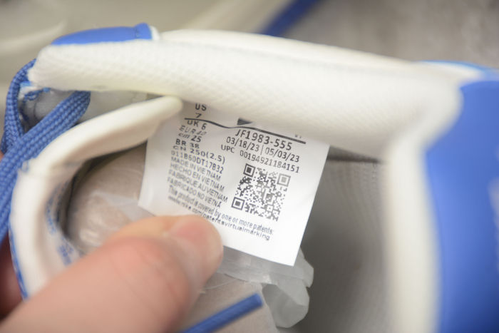 Air Force Haut 1 Low 40TH White Blue JF1983-555