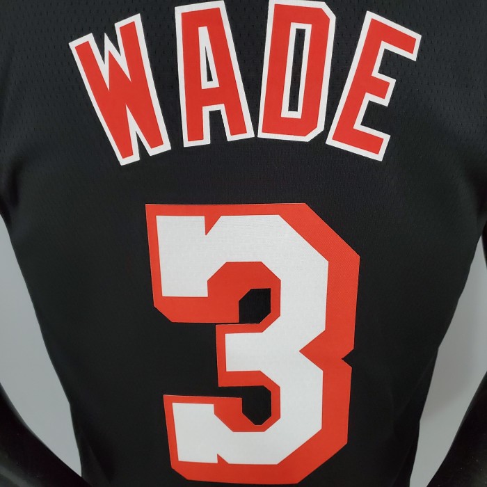 Dwyane Wade Miami Heat Swingman Jersey Black