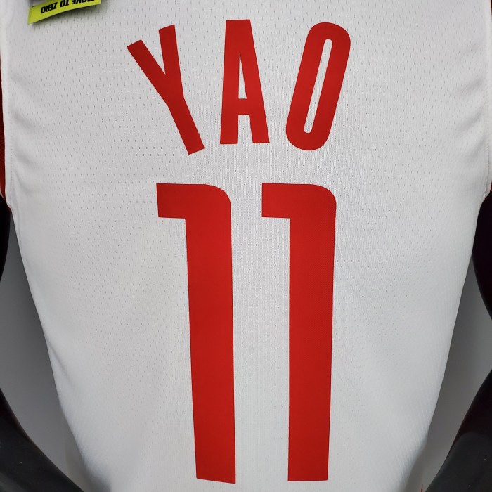 Yao Ming Houston Rockets Swingman Jersey White