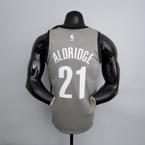 LaMarcus Aldridge Brooklyn Nets Swingman Jersey Gray