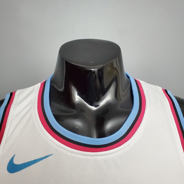 Bam Adebayo Miami Heat Swingman Jersey White