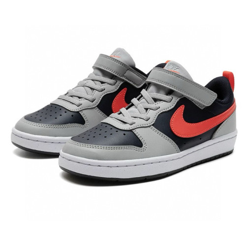 Air Force Low Top Work Kids Shoes FG22-36 Grey Red Black