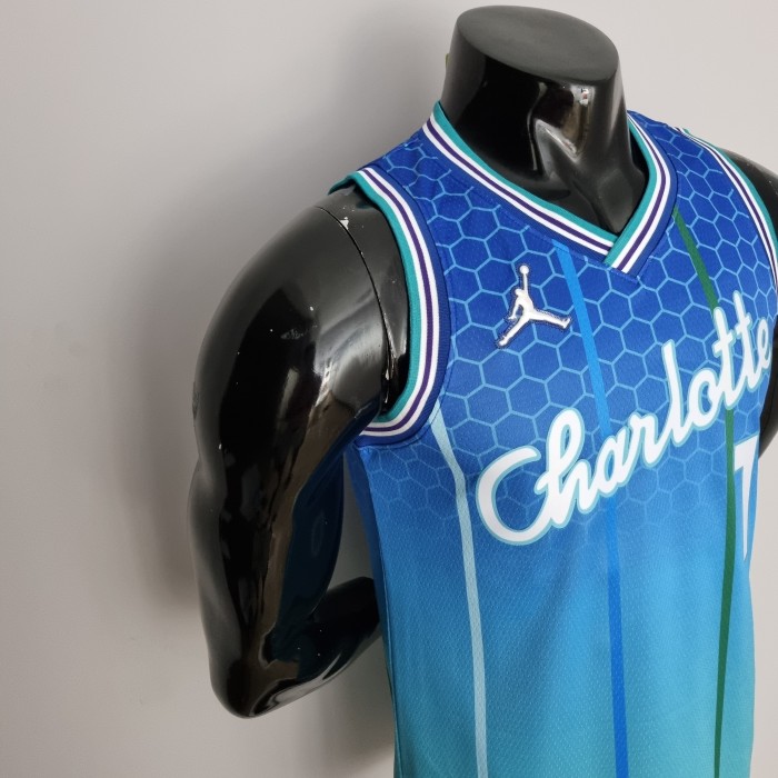 LaMelo Ball Charlotte Hornets 2022 City Edition Swingman Jersey Blue