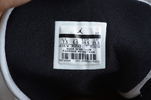 Air Jordan 1 Mid Patent Black White Gold Mens 852542-007