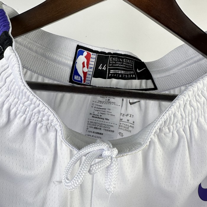 Sacramento Kings  Shorts White Classic Edition   23/24
