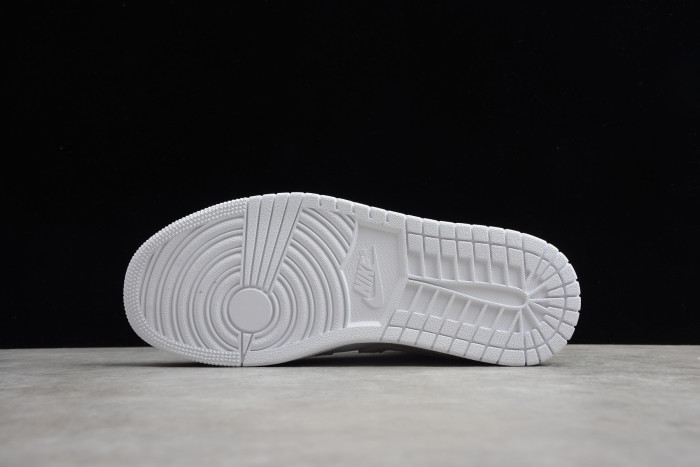 Air Jordan 1 Mid Vast Grey Ghost Green CV3018 - 001