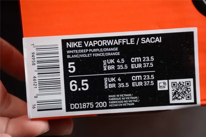 Nike Vaporwaffle x Sacai Sesame Blue Void (DD1875-200)