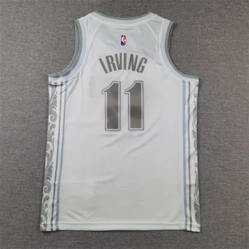 Dallas Mavericks Man Jersey White City Edition 24/25 NO.11 IRVING