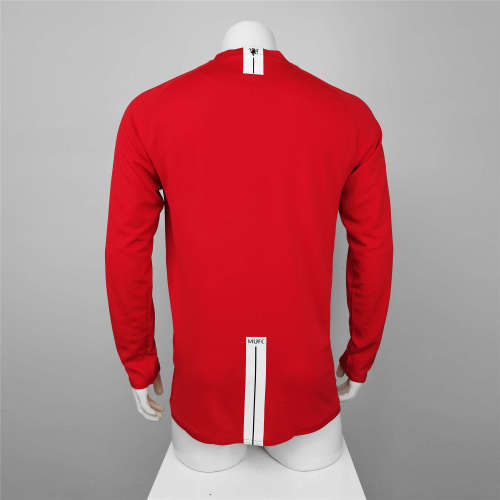 Manchester United Home Long Sleeve Retro Jersey 07/08