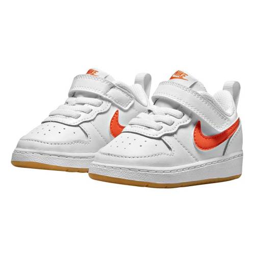 Air Force Low-Top Children's Casual Sneakers White Orange