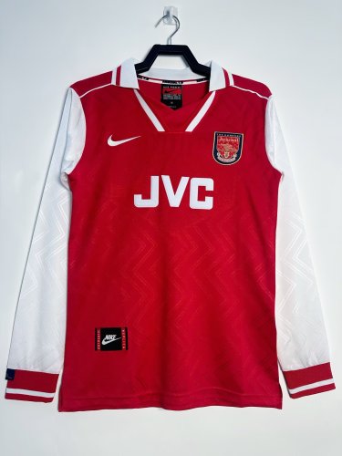 Arsenal Home Long Sleeve Retro Jersey 1996/97