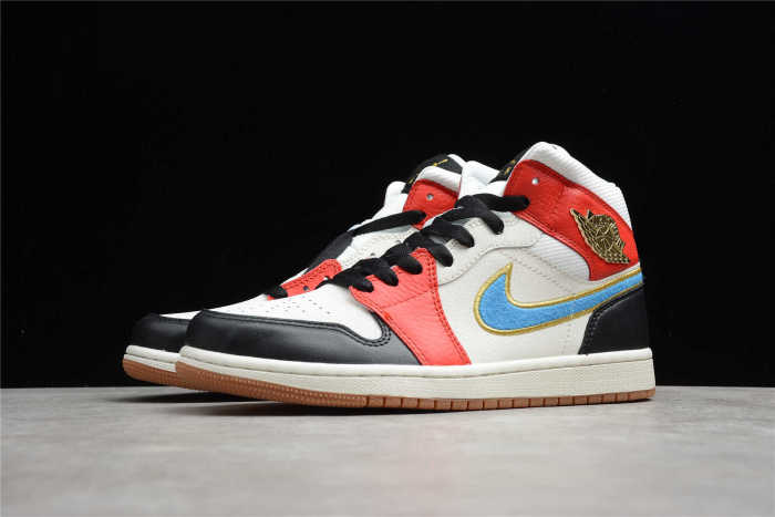 Air Jordan 1 Mid SE DC1426-100 Sail/Photo Blue