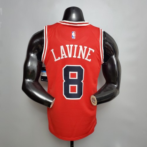 Zach LaVine Chicago Bulls Swingman Jersey Red
