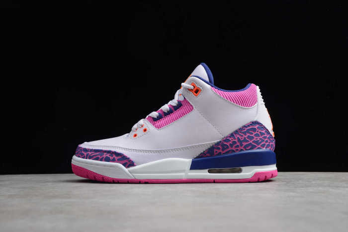 Air Jordan 3 WMNS Barely Grape Hyper Crimson 441140-500