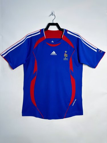 France Home Retro Jersey 2006/07