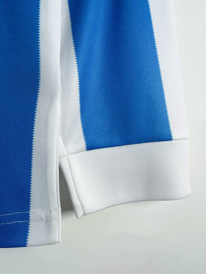 Argentina Home Long Sleeve Retro Jersey 1986