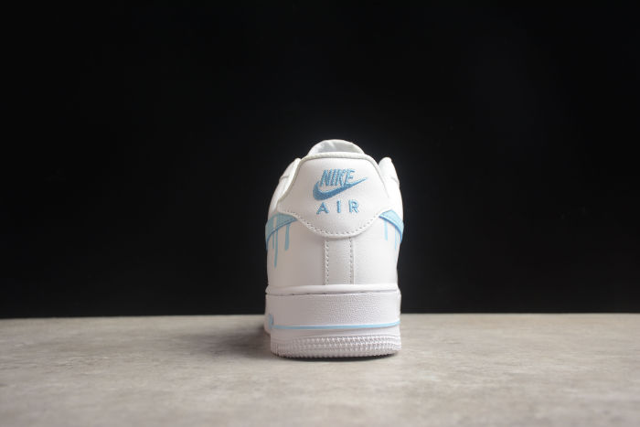 Air Force 1 Low Blue Dripping Custom CW2288-005