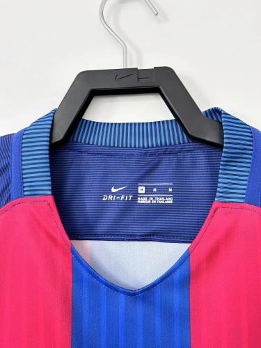 Barcelona Home Long Sleeve Retro Jersey 2016/17