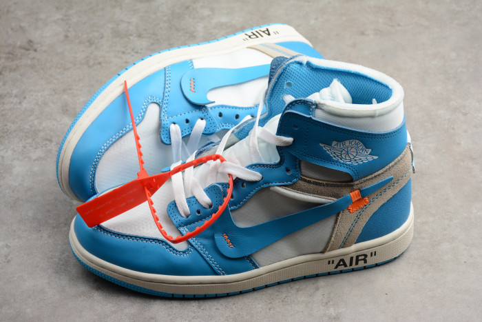Air Jordan 1 Retro High OG x OFF-WHITE UNC (AQ0818-148)