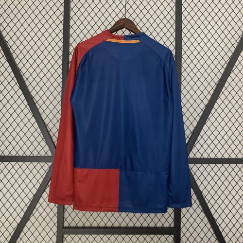 Barcelona Home Long Sleeve Retro Jersey 2008/09