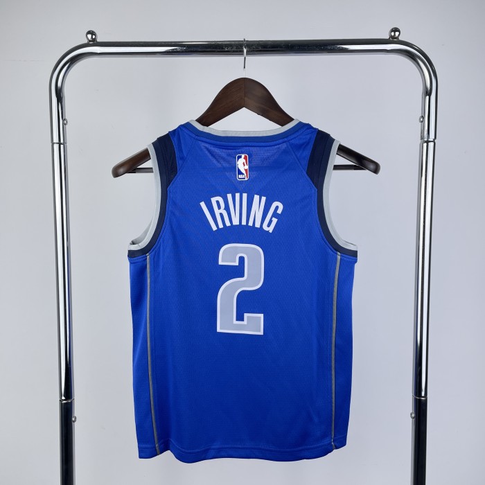 Dallas Mavericks Kids Jersey Blue City Edition 22/23 No.2 IRVING