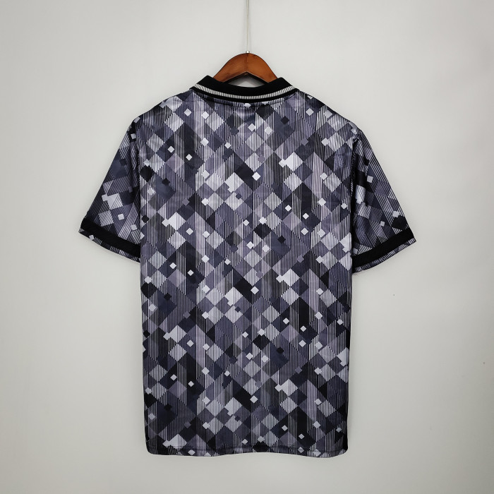 England 1990 Black Out Retro Jersey