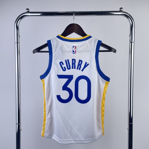 Golden State Warriors  Kids Jersey White Icon Edition 22/23 NO.30 CURRY