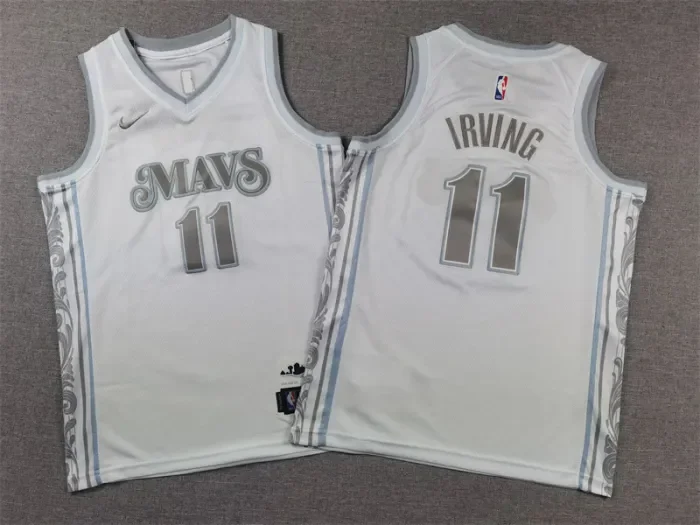 Dallas Mavericks Man Jersey White City Edition 24/25 NO.11 IRVING